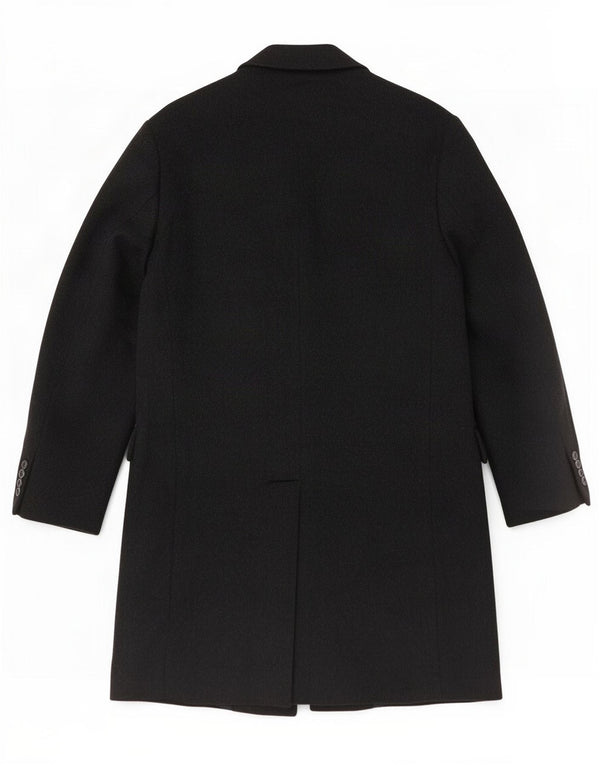 Enrico Coveri Herre Overfrakke IT 54 2XL Sort Uld