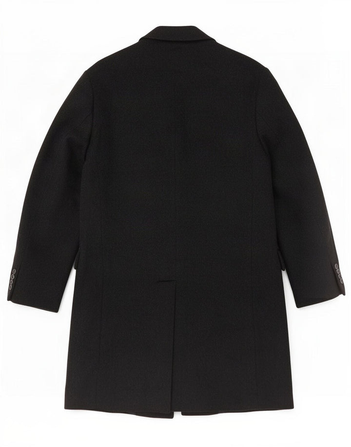 Enrico Coveri Herre Overfrakke IT 54 2XL Sort Uld