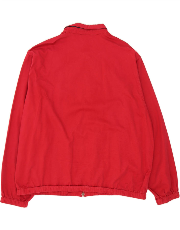 EDDIE BAUER Mens Bomber Jacket UK 46 3XL Red Cotton Vintage Eddie Bauer and Second-Hand Eddie Bauer from Messina Hembry 