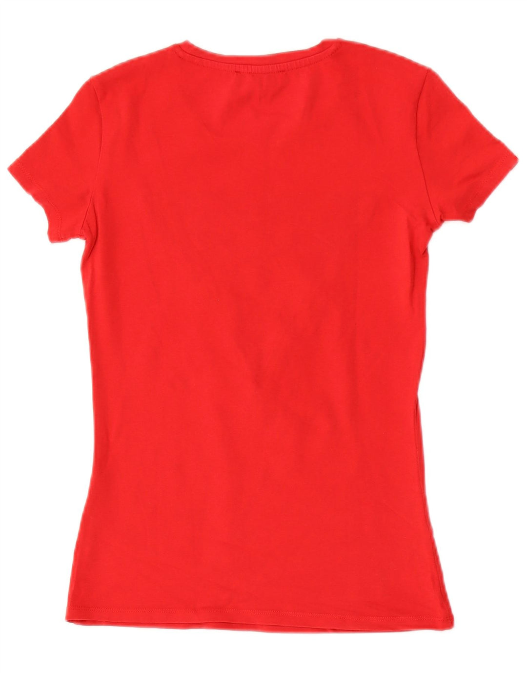 Guess Graphic T-Shirt Top UK 8 Small Red