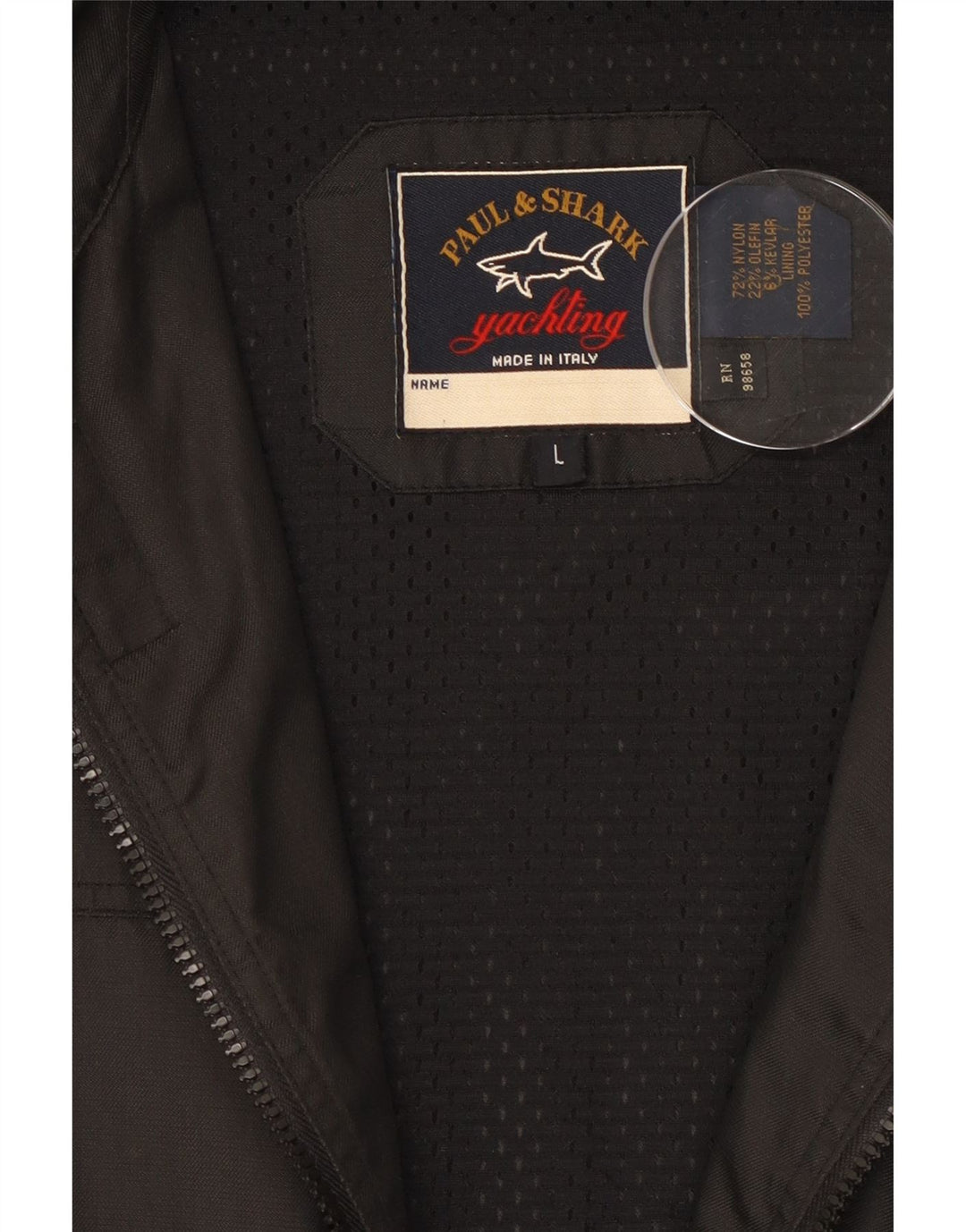 Paul & Shark Herre Utility Jacket UK 40 Large Black Nylon
