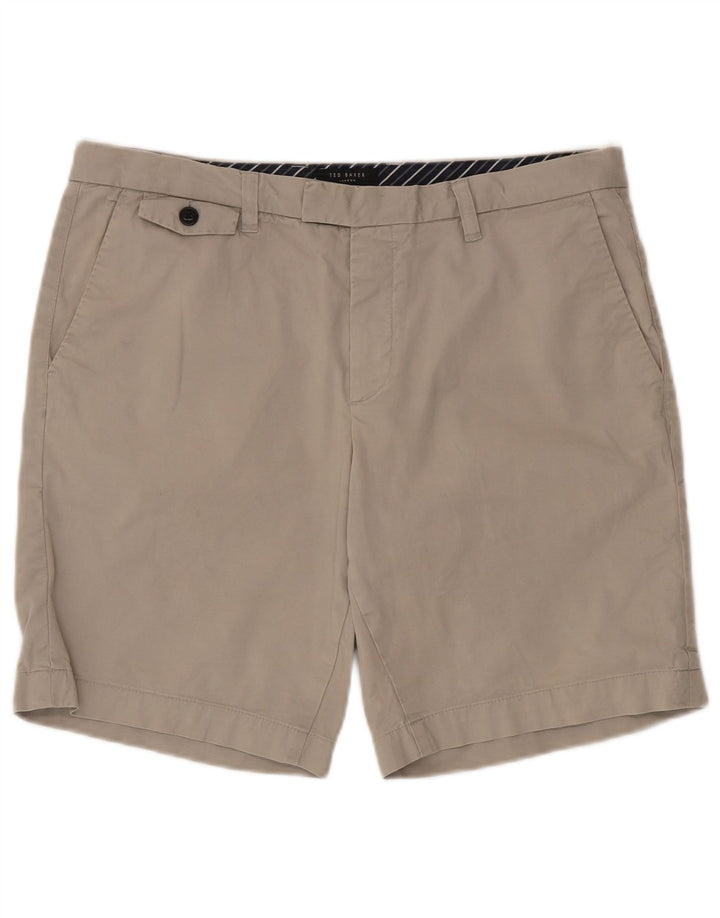 Ted Baker Herre Chino Shorts W34 Stor Beige Bomuld