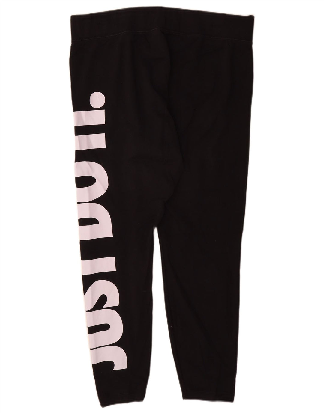 Nike Dame Grafiske Leggings UK 20 2XL Sort Bomuld
