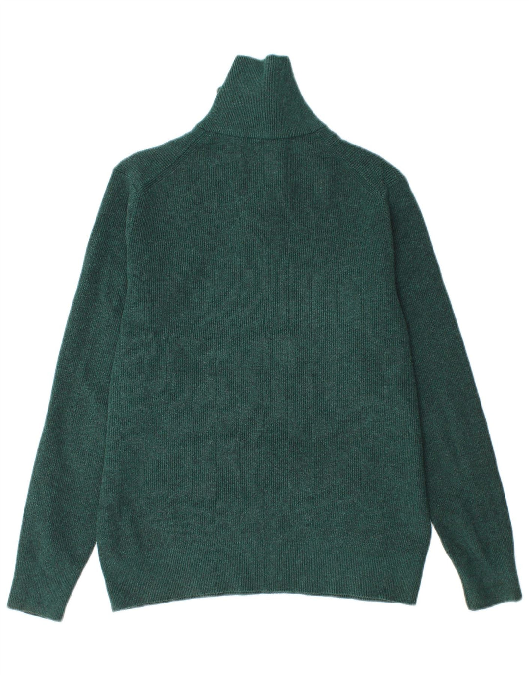 Marks & Spencer Herre sweater med lynlåshals mellemgrøn polyester
