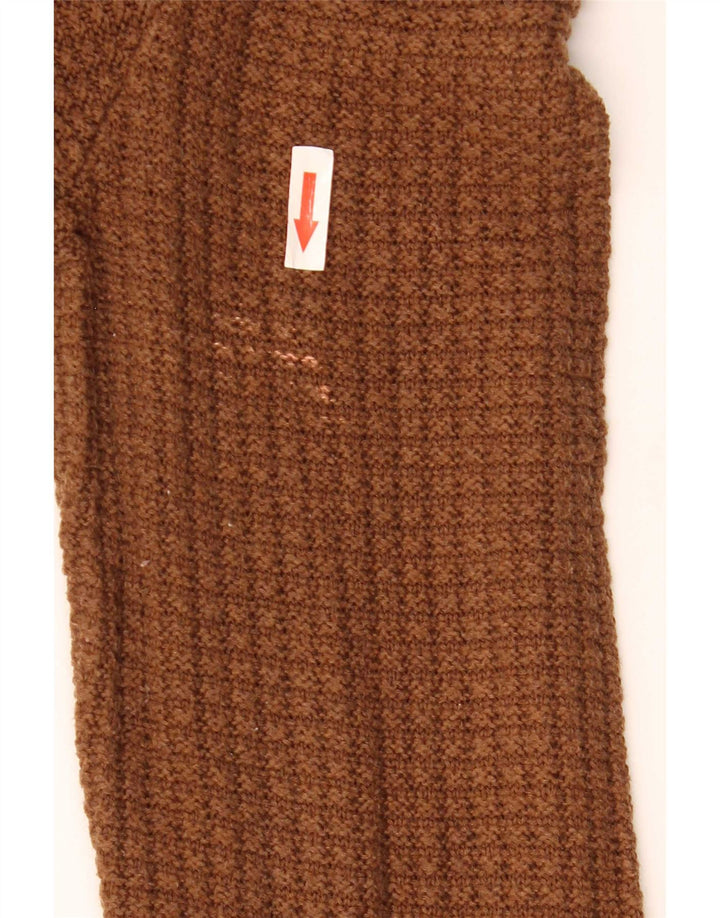 Massimo Dutti Herre sweater med rund hals XL brun bomuld