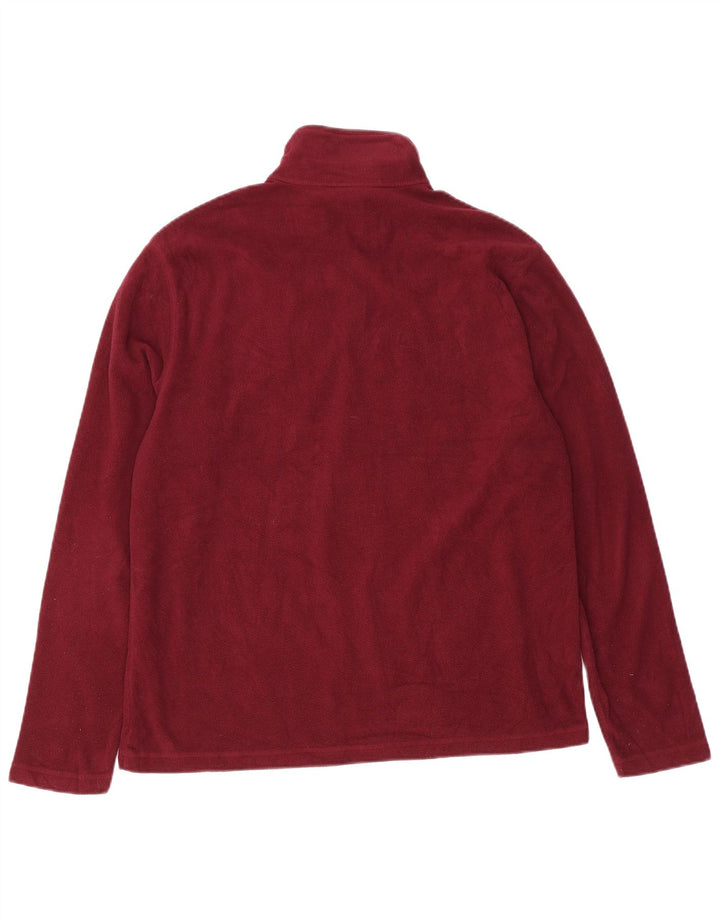Eddie Bauer Fleece Jumper med lynlås til mænd Medium rødbrun polyester
