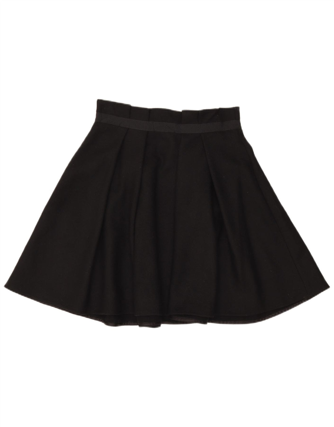PATRIZIA PEPE Dame Firenze Flared Skirt IT 42 Medium W30 Sort Uld
