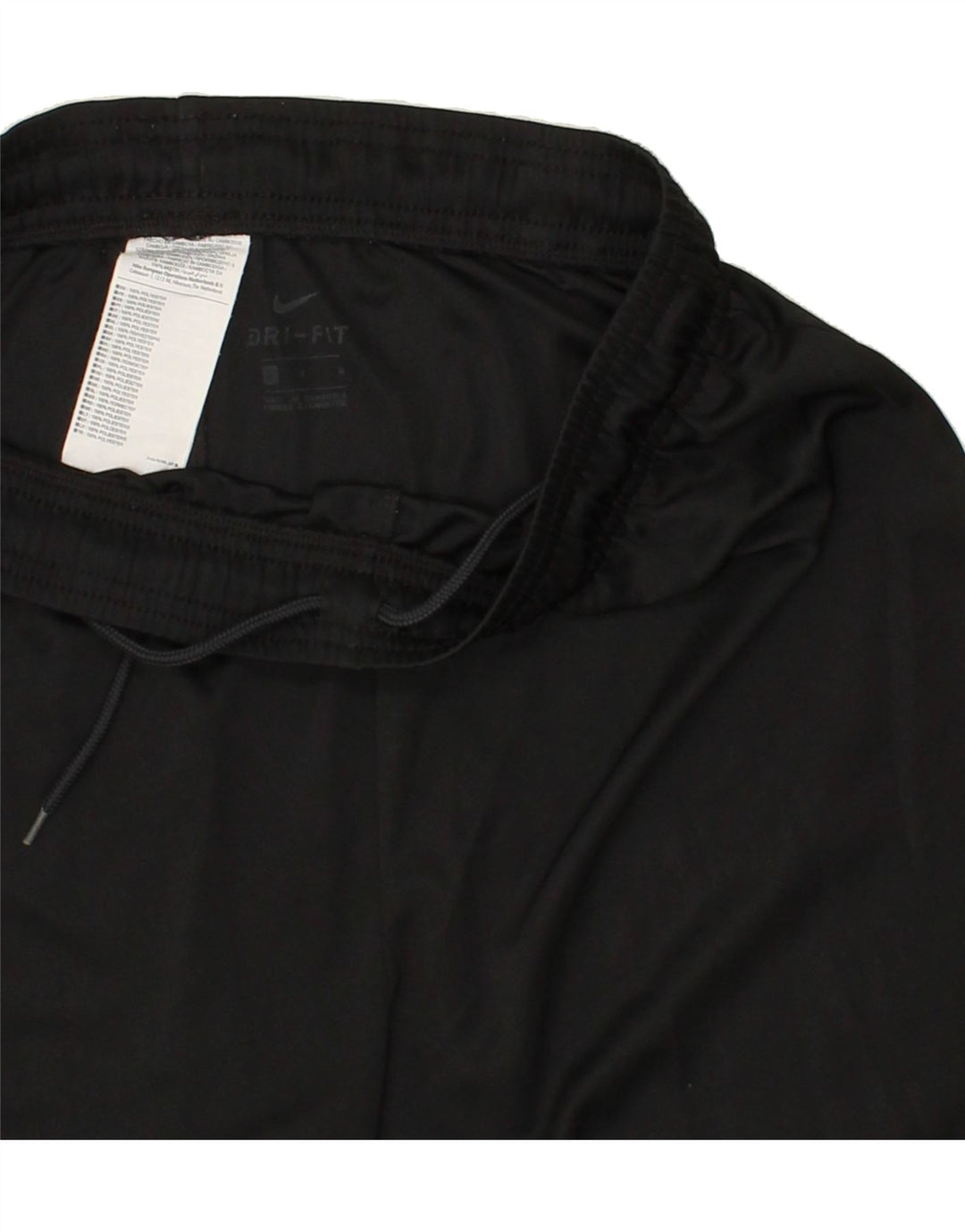 NIKE Dri Fit sportsshorts til mænd, store sorte polyester