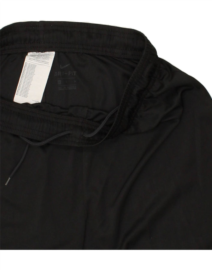 NIKE Dri Fit sportsshorts til mænd, store sorte polyester