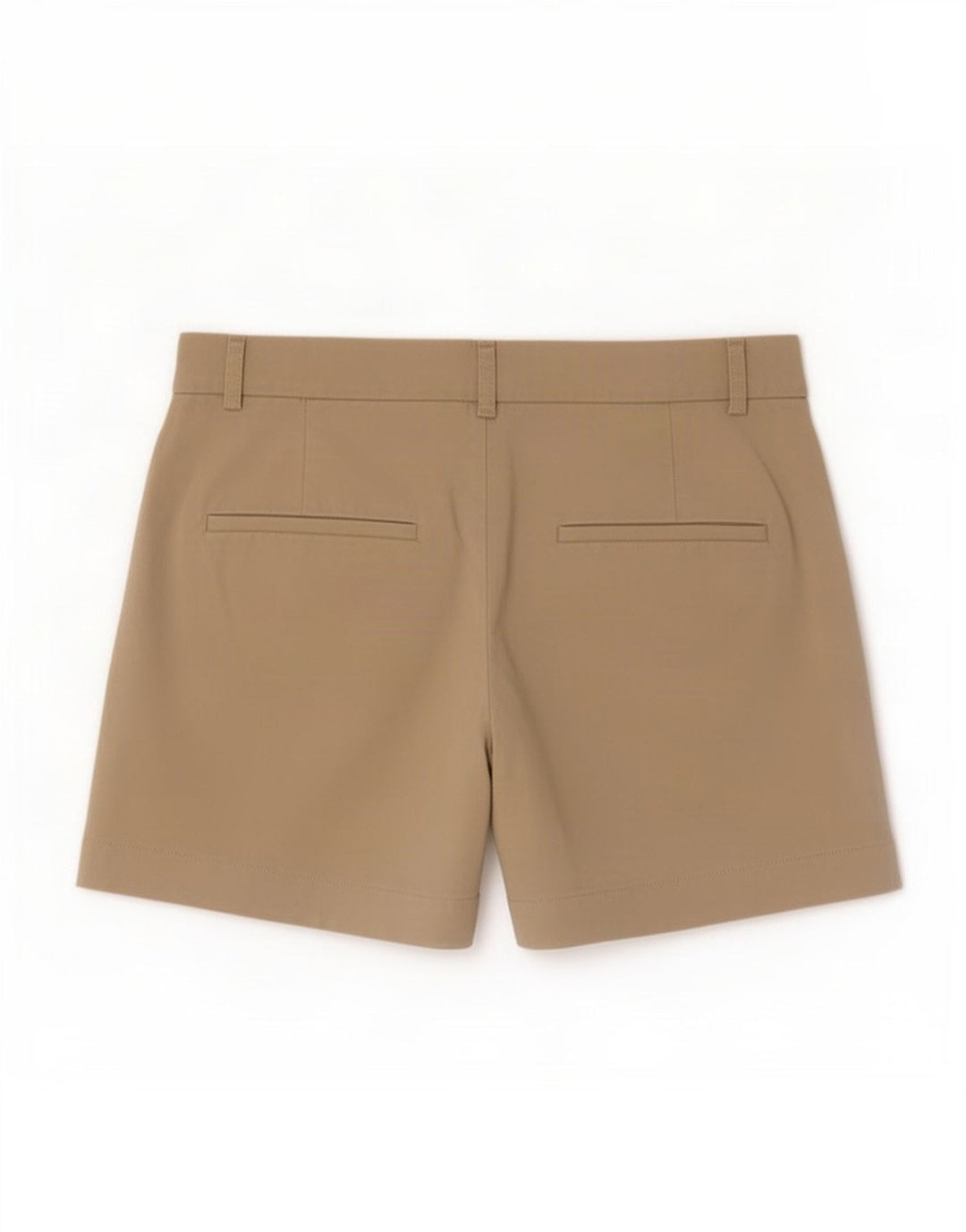 Zara Dame Pegged Casual Shorts Medium W28 Beige Bomuld