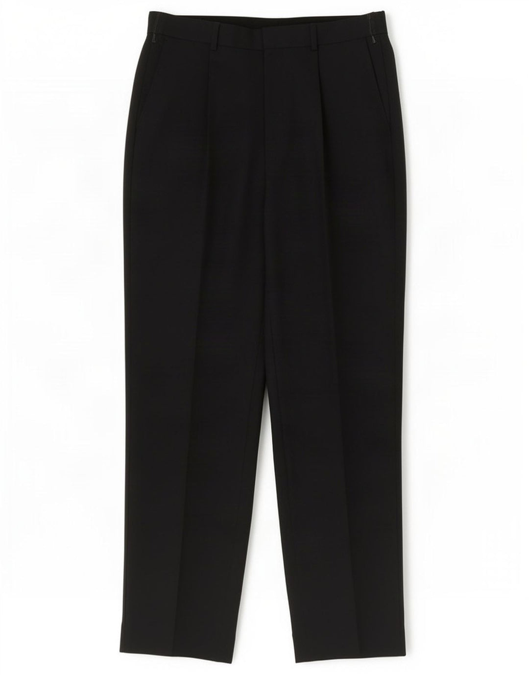 Marks & Spencer Straight Chino-bukser til mænd W34 L33 Marineblå polyester
