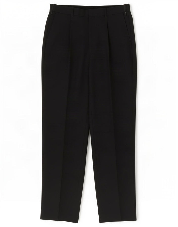 Marks & Spencer Straight Chino-bukser til mænd W34 L33 Marineblå polyester