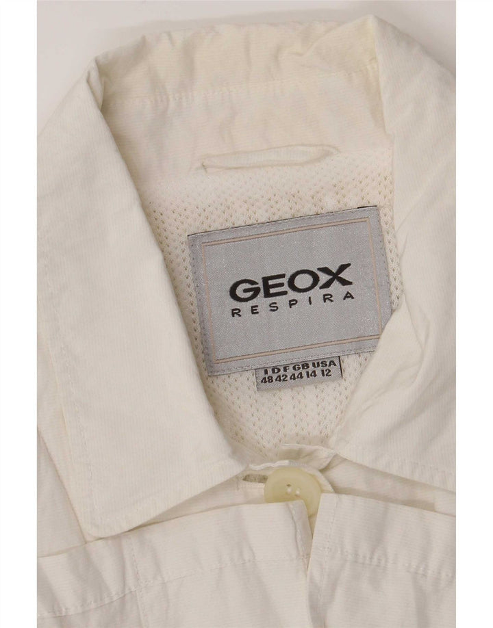 Geox Womens Utility Jacket UK 14 Large White
