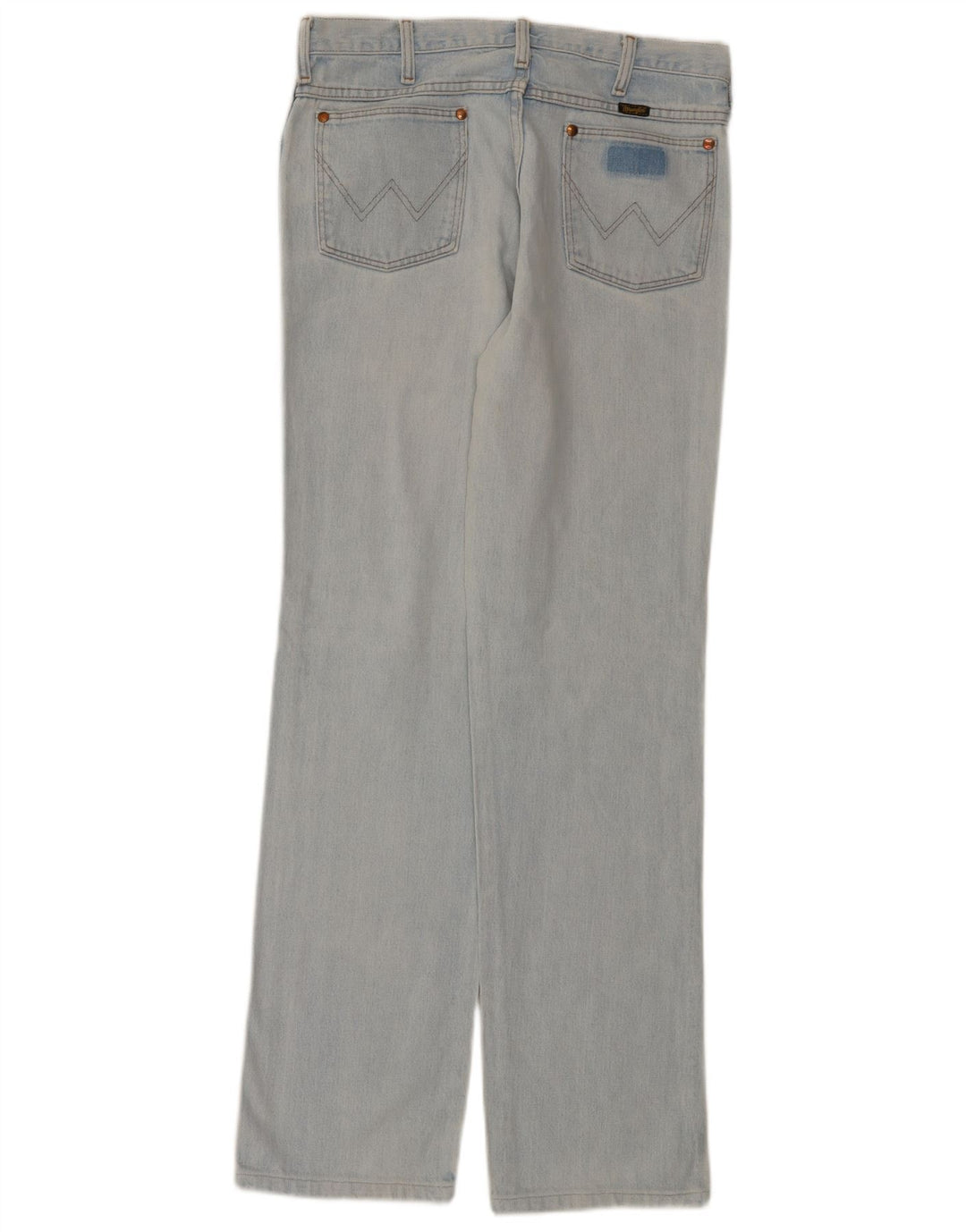 Wrangler Straight Jeans til mænd W33 L34 blå bomuld