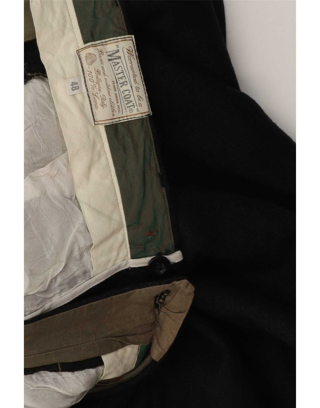 Master Coat Herre Pegged Suit Bukser IT 48 Medium W32 L29 Grå Uld