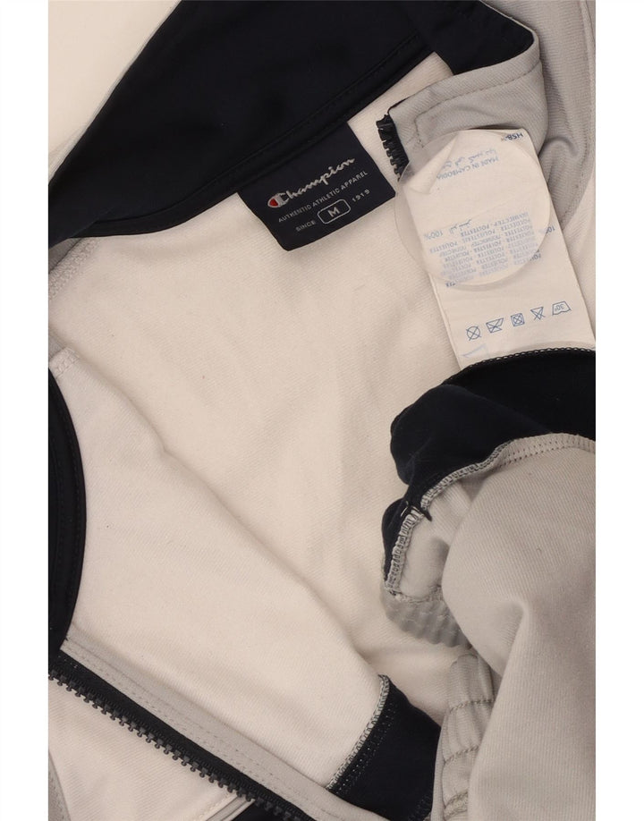 CHAMPION Træningsdragt til mænd Topjakke Medium Grå Colourblock Polyester