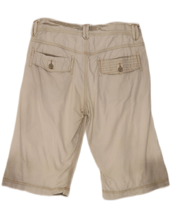 Marlboro Classics Herre Bermuda Shorts W31 Medium Beige Bomuld