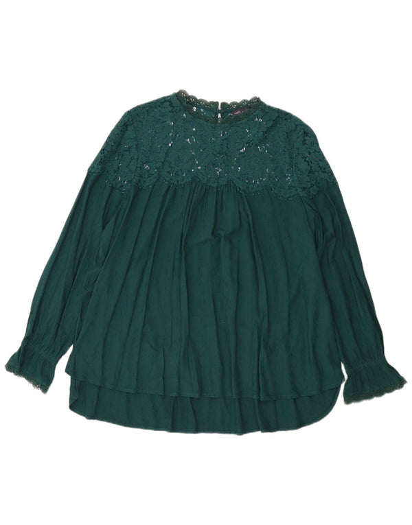 Marks & Spencer Damebluse Top UK 22 3XL Grøn Viscose