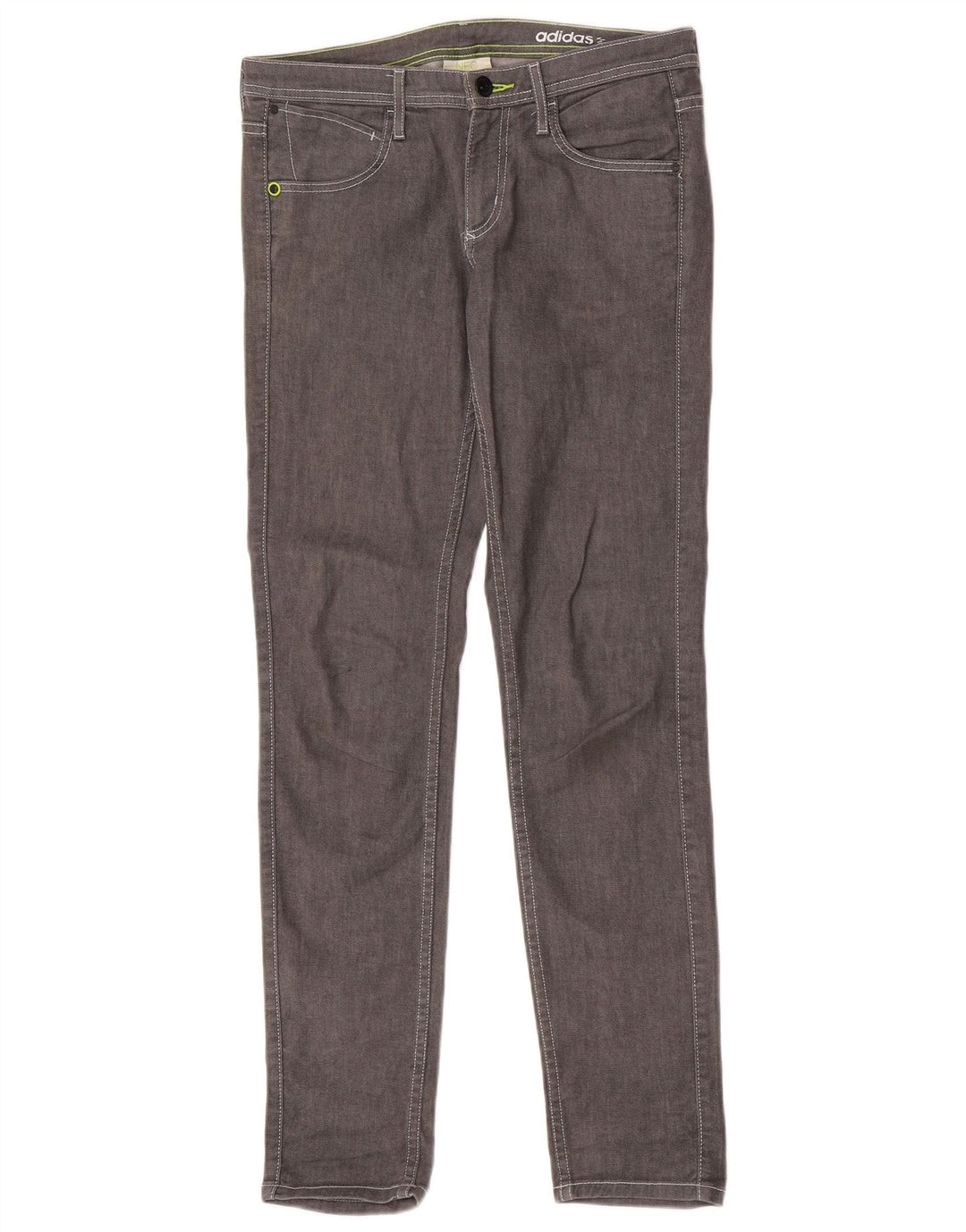 Adidas Dame Neo Label Slim Jeans W32 L32 Grå Bomuld
