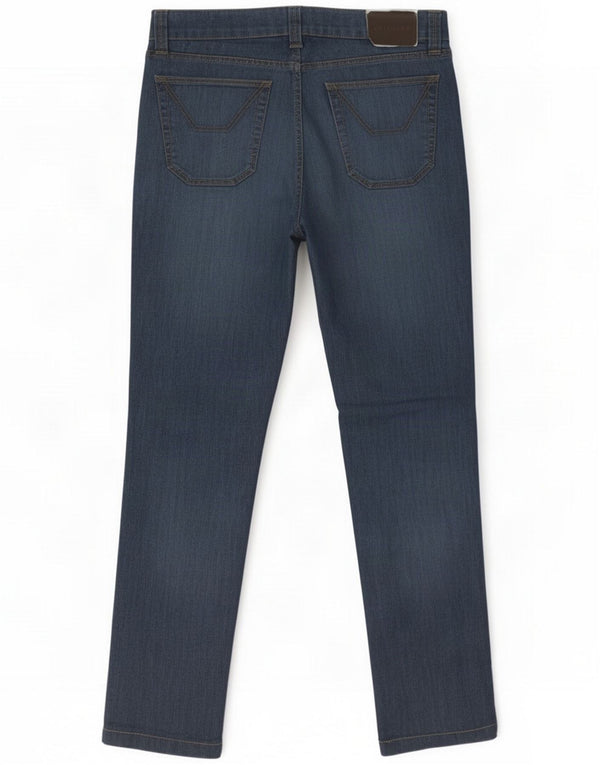 Jeckerson Slim Jeans til mænd W36 L32 Navy Blue Colourblock Cotton