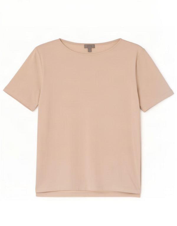 Cos Herre T-Shirt Top Medium Off White Bomuld