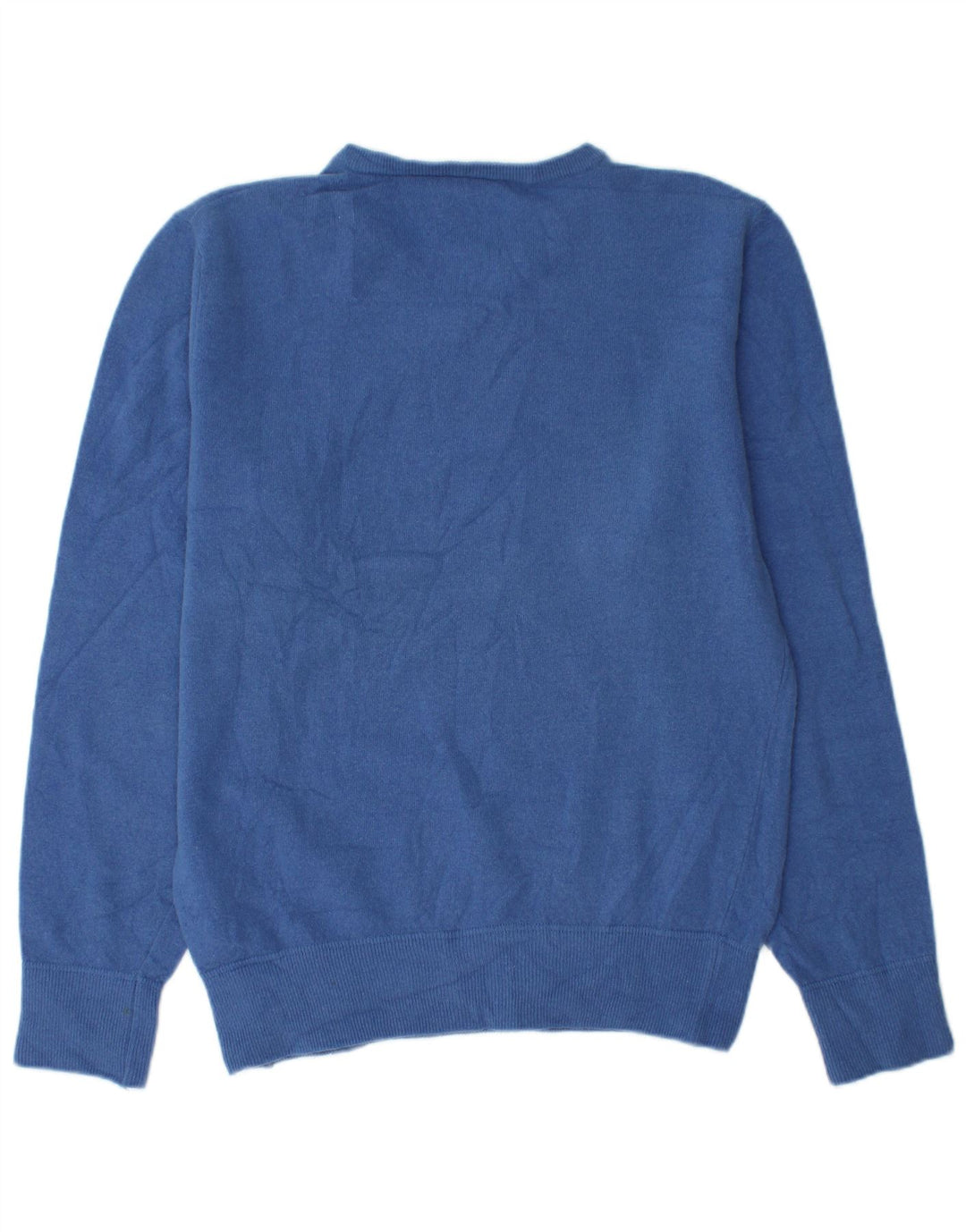 GAS Herre V-hals sweater XL Blå Uld