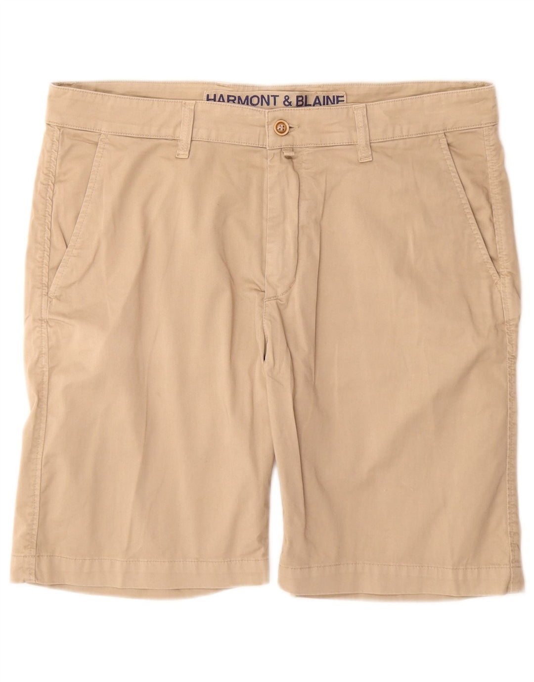 HARMONT & BLAINE Chino Shorts til mænd IT 52 XL W34 Beige Bomuld