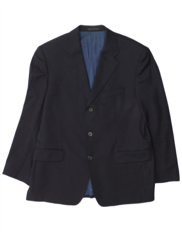 Hugo Boss Herre 3-knaps blazerjakke UK 38 Medium Navy Blue
