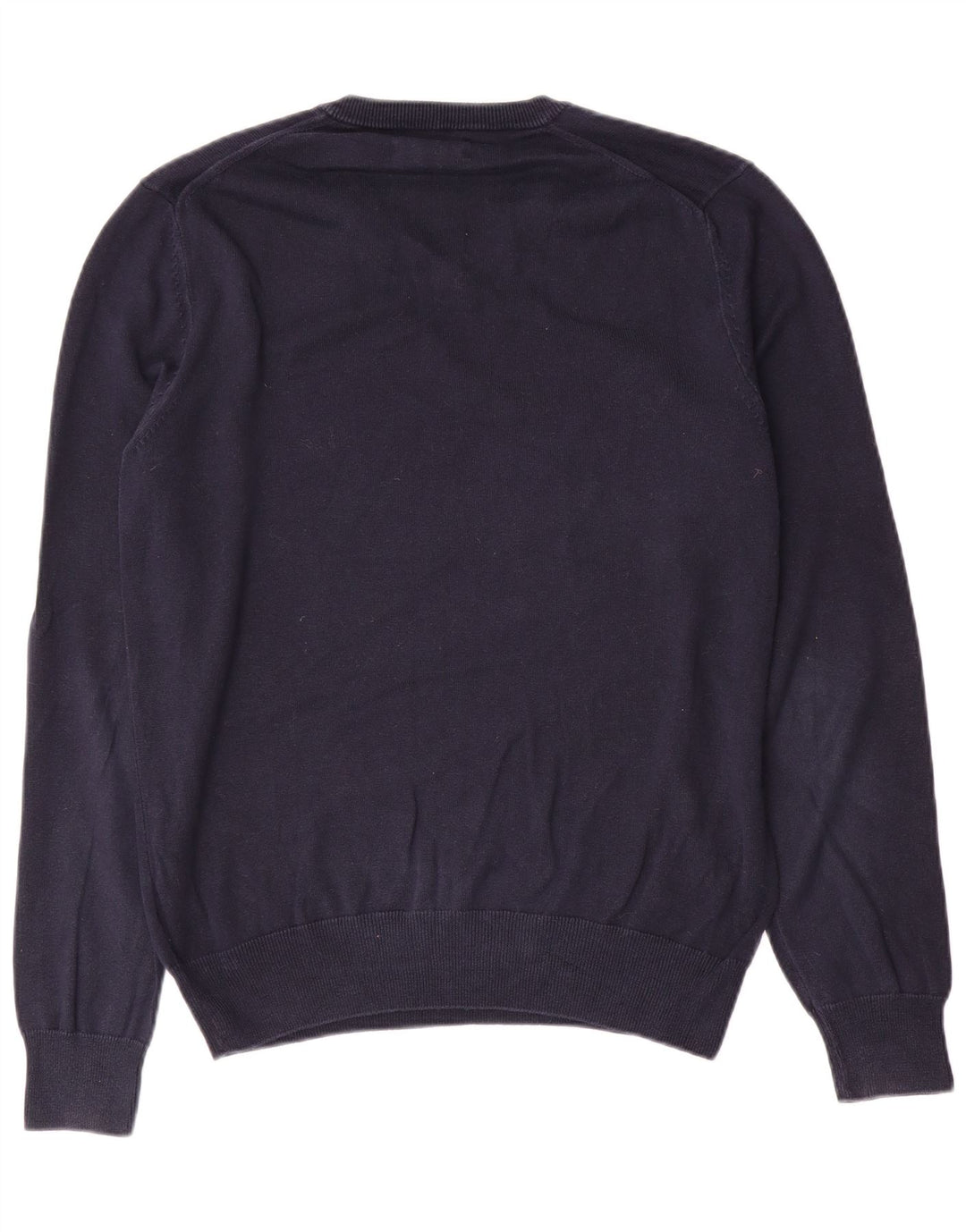 Marks & Spencer Herre V-hals sweater Medium marineblå bomuld