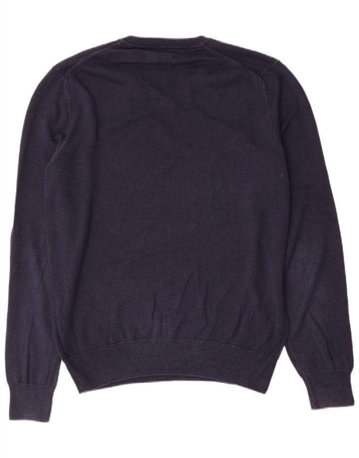 Marks & Spencer Herre V-hals sweater Medium marineblå bomuld