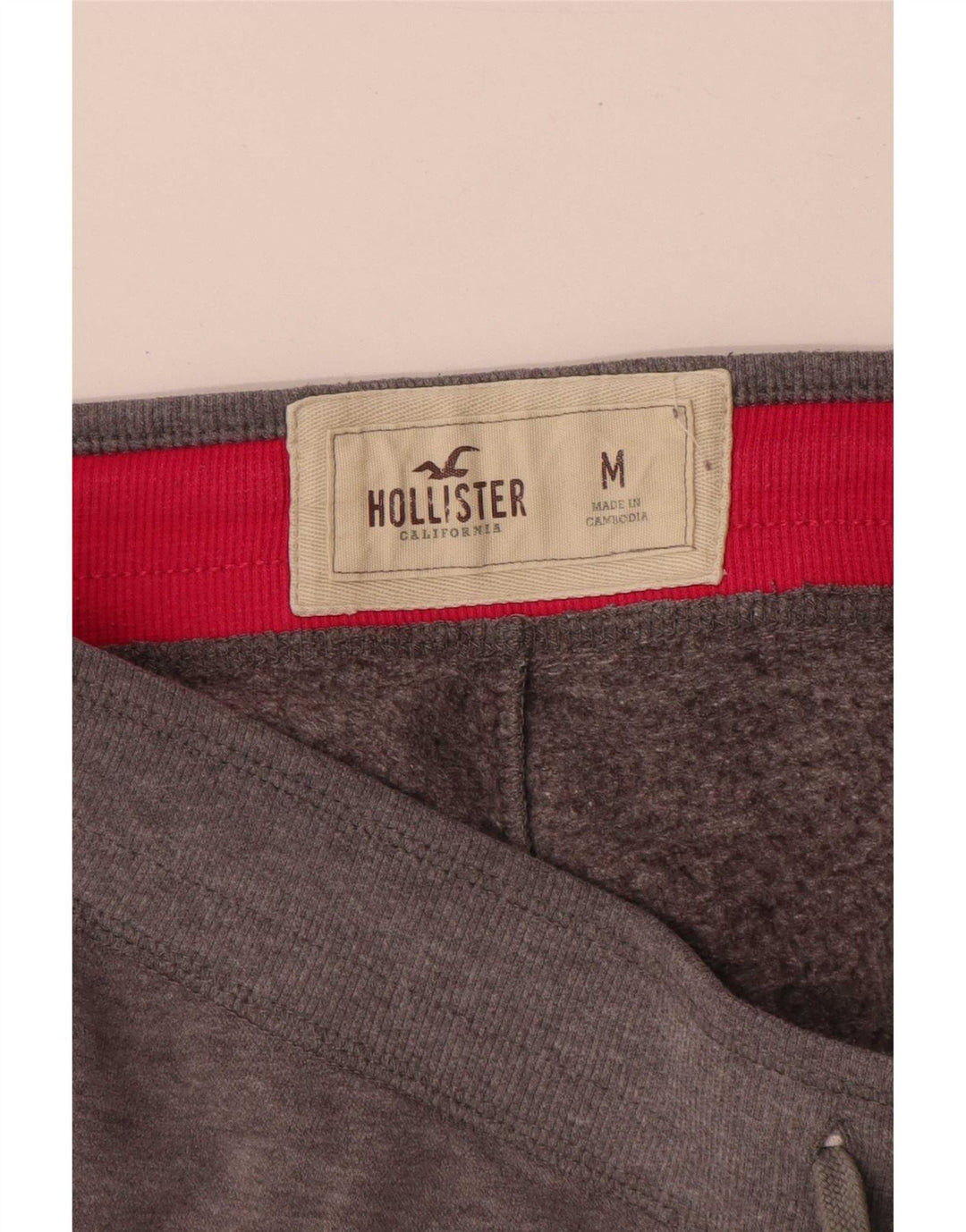 Hollister Graphic Tracksuit Bukser til kvinder UK 14 Medium Grey