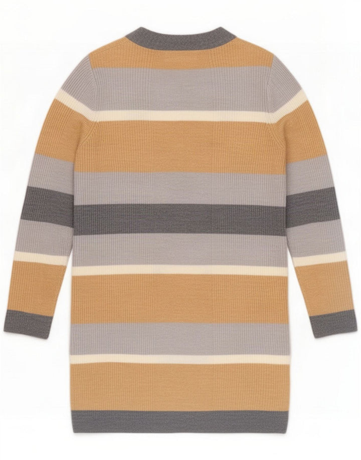 Marks & Spencer Dame Longline Cardigan Sweater UK 10 Small Multicoloured