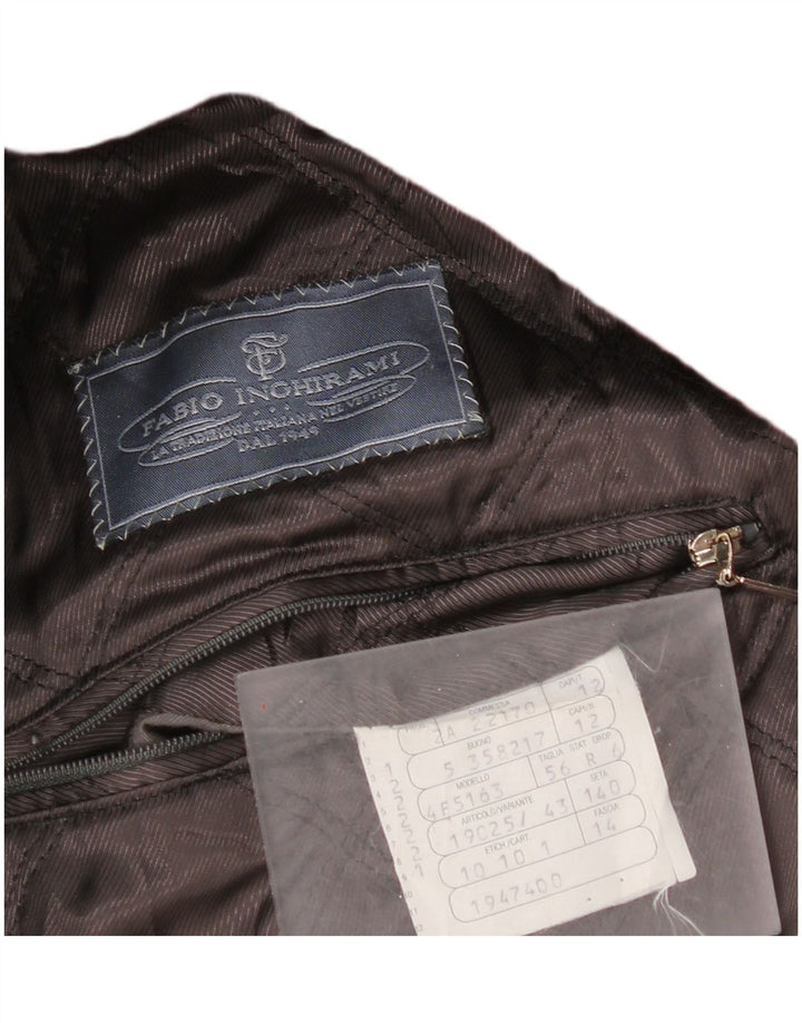 Fabio Inghirami Dame Duffle Coat IT 46 4XL Sort