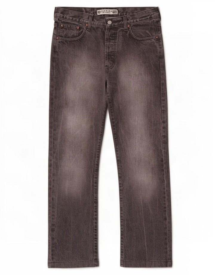 Carrera Straight Jeans til mænd W34 L30 Grå bomuld