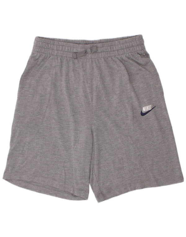 Nike Boys Standard Fit Sport Shorts 13-14 Years XL Grey Polyester