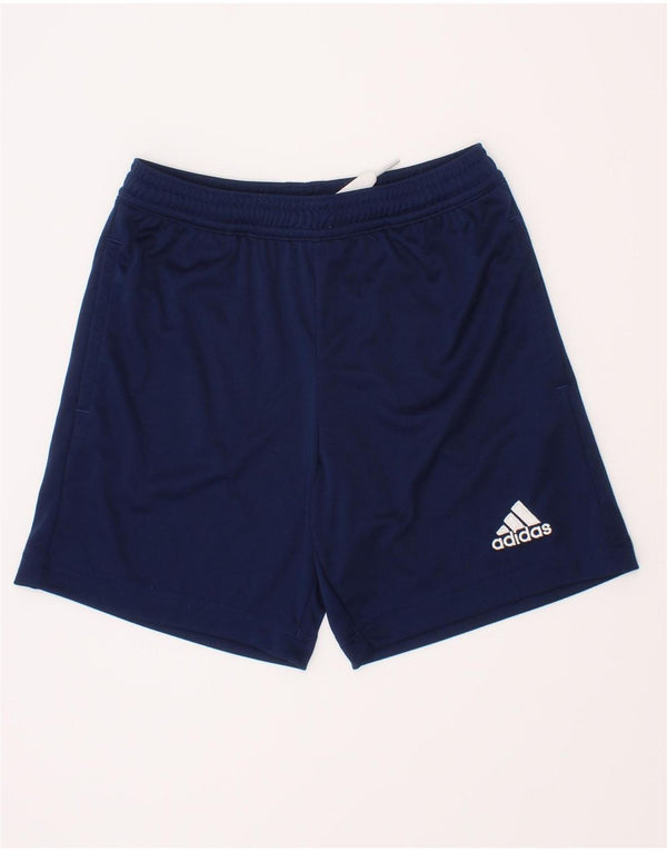 Adidas Boys Aeroready Sports Shorts 7-8 år Navy Blue Polyester