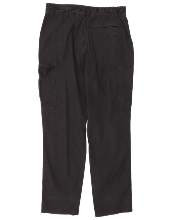 Zara Herre Straight Cargo Bukser EU 42 Large W32 L29 Sort