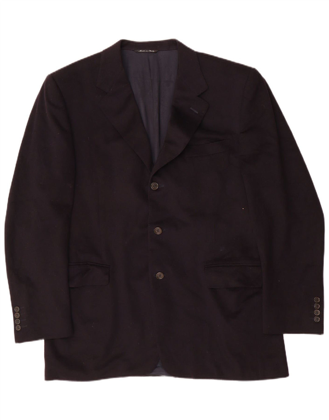 Canali Herre 3-knaps blazerjakke IT 52 XL Marineblå Uld