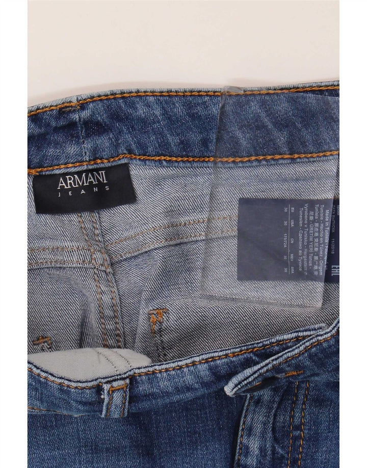 Armani Dame Skinny Jeans W30 L33 Blå Bomuld