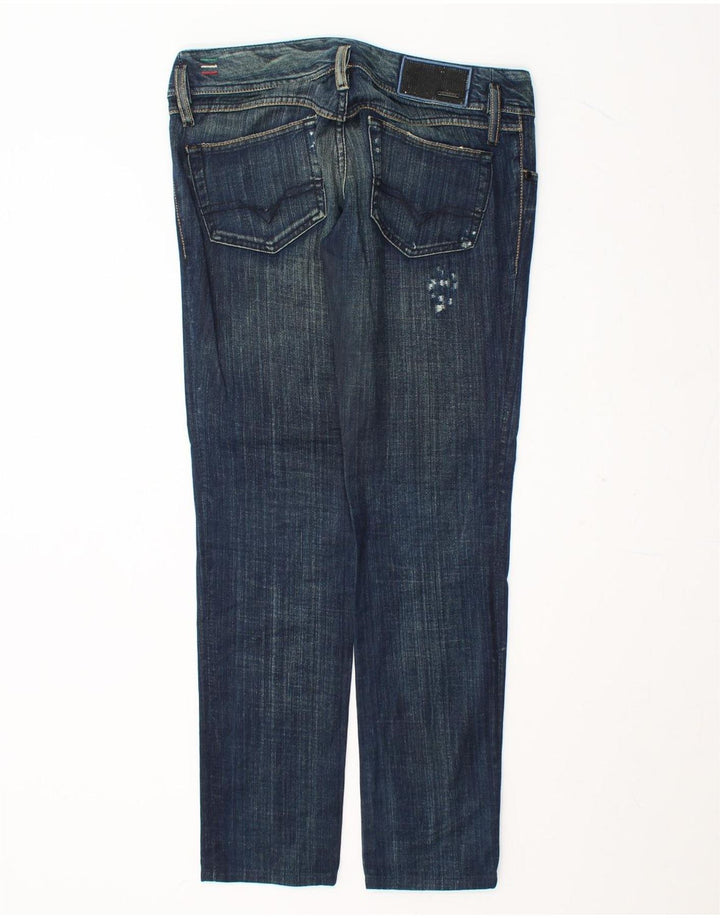 DIESEL Womens Distressed Slim Jeans W27 L29 Blue Cotton Vintage Diesel and Second-Hand Diesel from Messina Hembry 