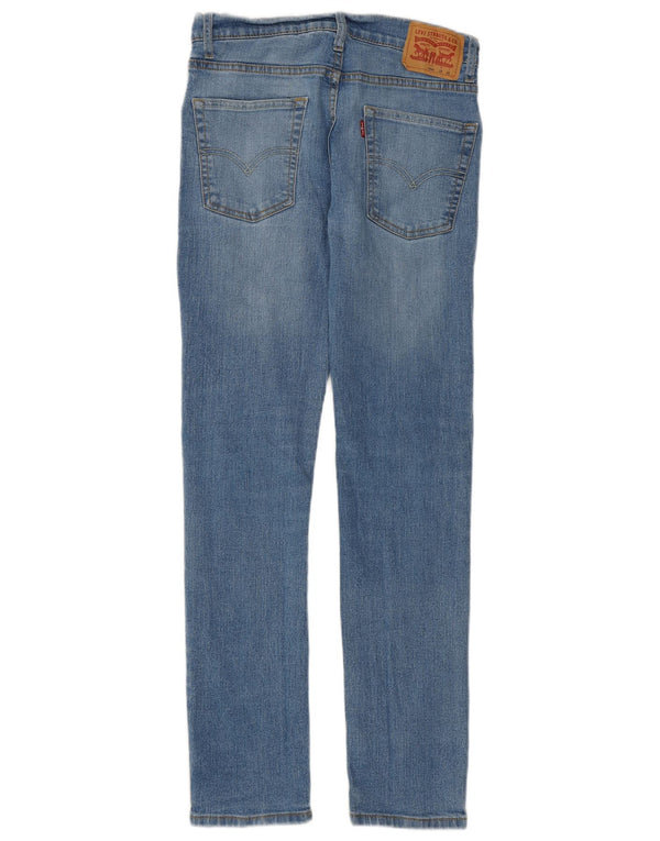 LEVI'S Girls 510 Skinny Jeans 15-16 år W28 L28 Blue Cotton