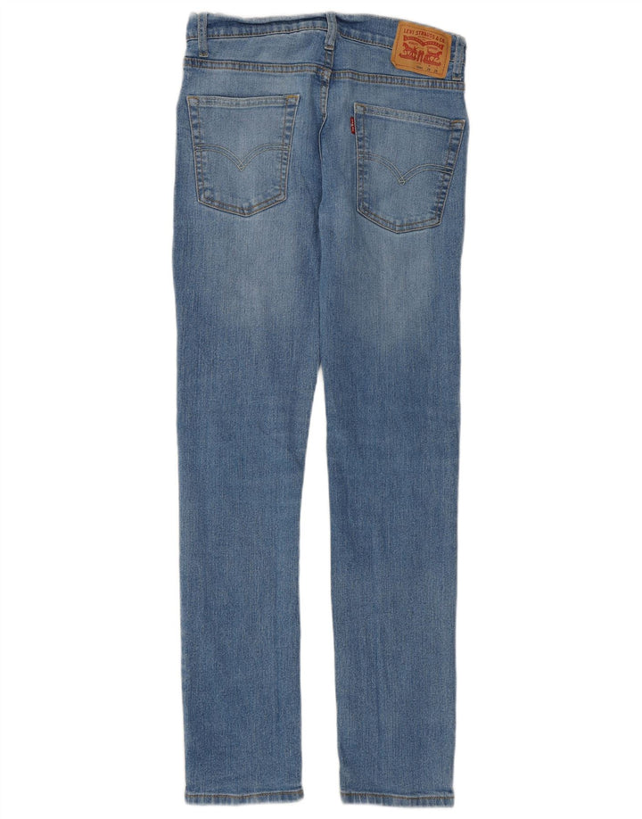LEVI'S Girls 510 Skinny Jeans 15-16 år W28 L28 Blue Cotton