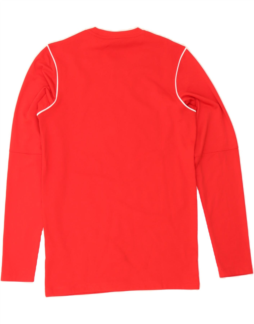 NIKE Mens Top Long Sleeve Small Red Polyester Vintage Nike and Second-Hand Nike from Messina Hembry 