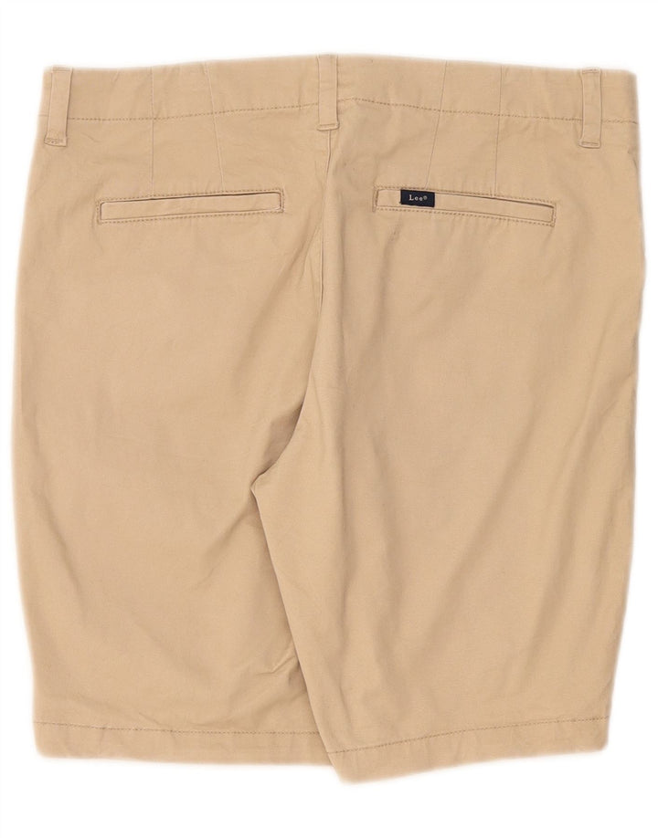 Lee Dame Casual Shorts US 12 Large W34 Beige Bomuld