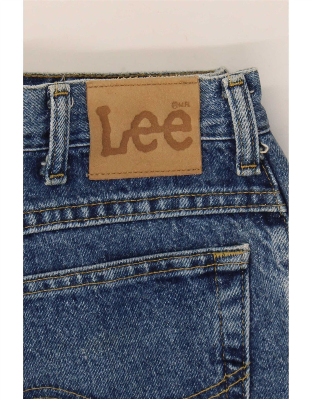 Lee Straight Jeans til mænd W32 L34 Blå