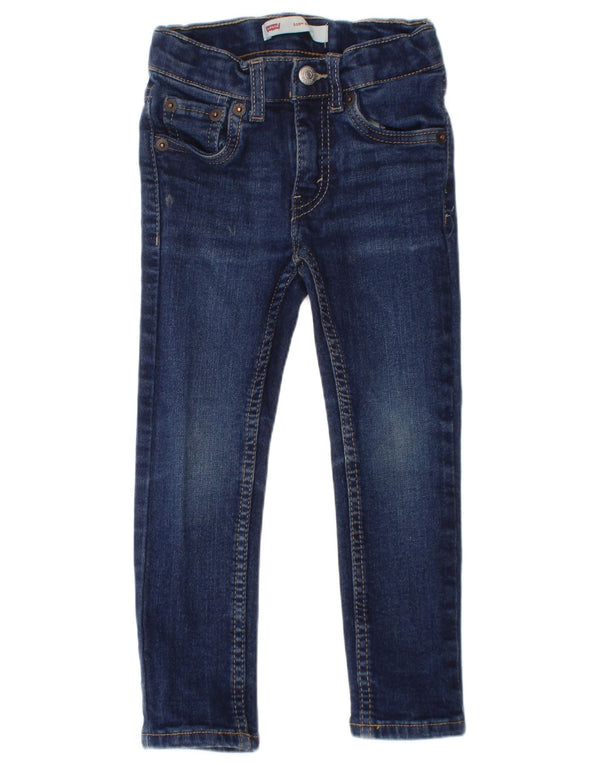 Levi's Boys 510 Skinny Jeans 2-3 år W20 L15 Blå Bomuld