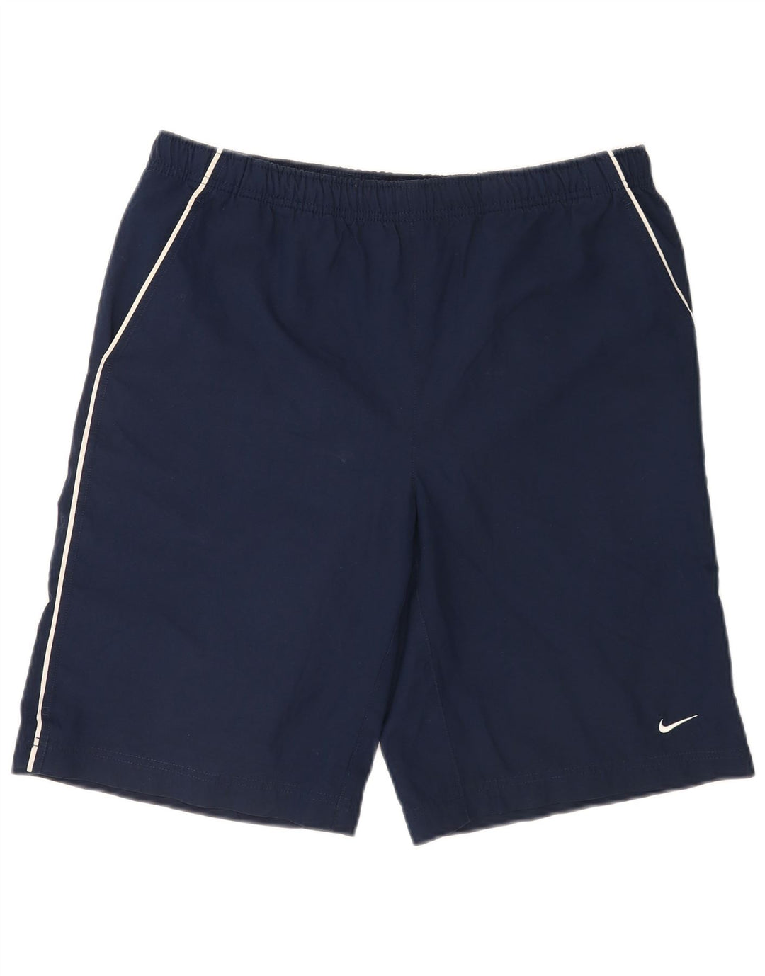 Nike Herre grafiske almindelige sportsshorts Medium marineblå polyestersport