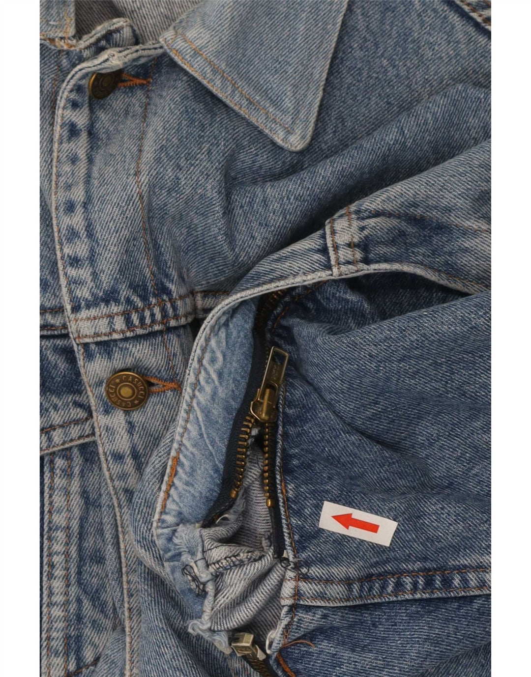 Casucci Herre Regular Fit denimjakke UK 38 Medium Blue