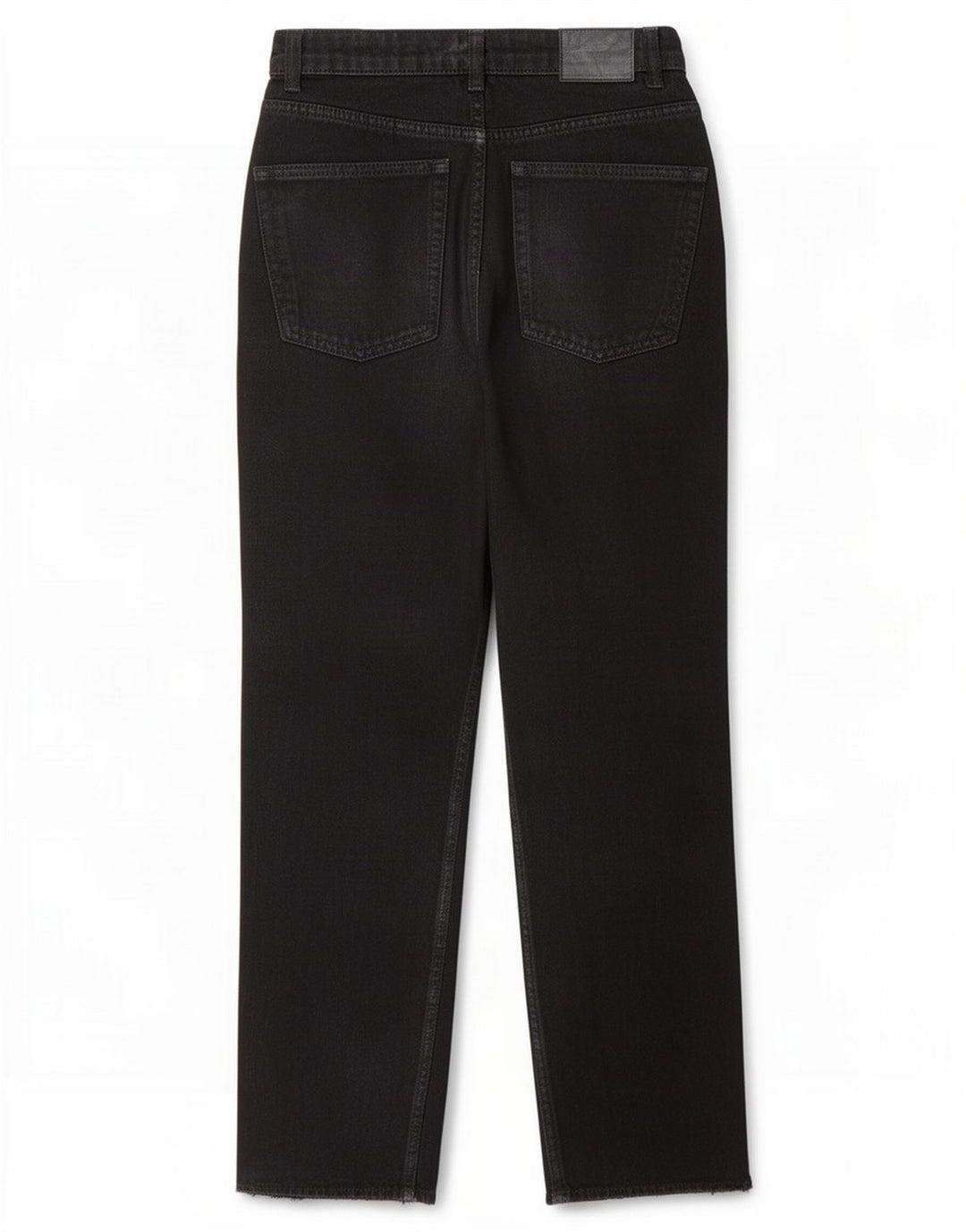 Zara Straight Jeans til kvinder EU 38 Small W28 L25 Sort