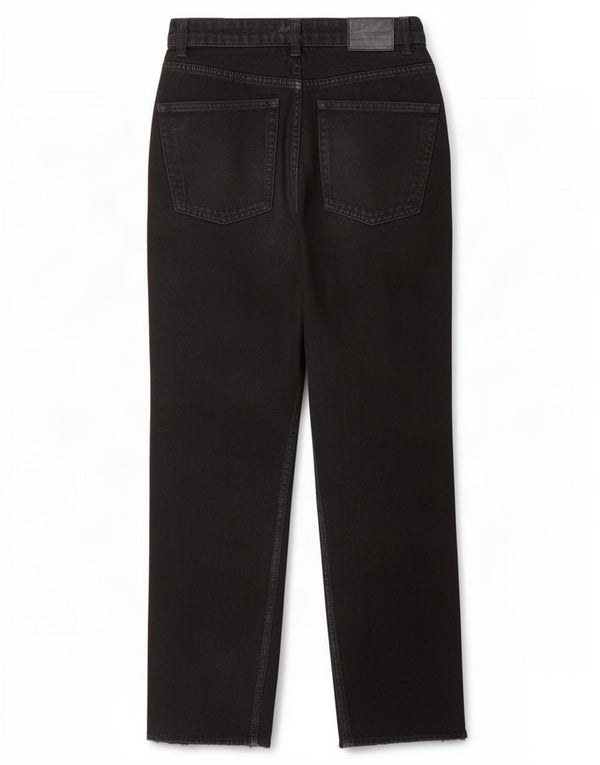Zara Straight Jeans til kvinder EU 38 Small W28 L25 Sort